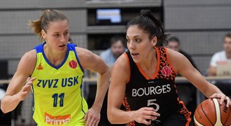 Basketbalistky USK mají skalp rivala! Na úvod Evropské ligy porazily Bourges