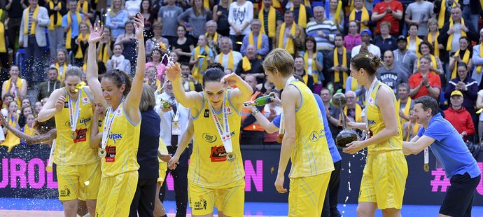 Basketbalistky USK Praha vyhrály po Eurolize i Superpohár. (archivní foto)