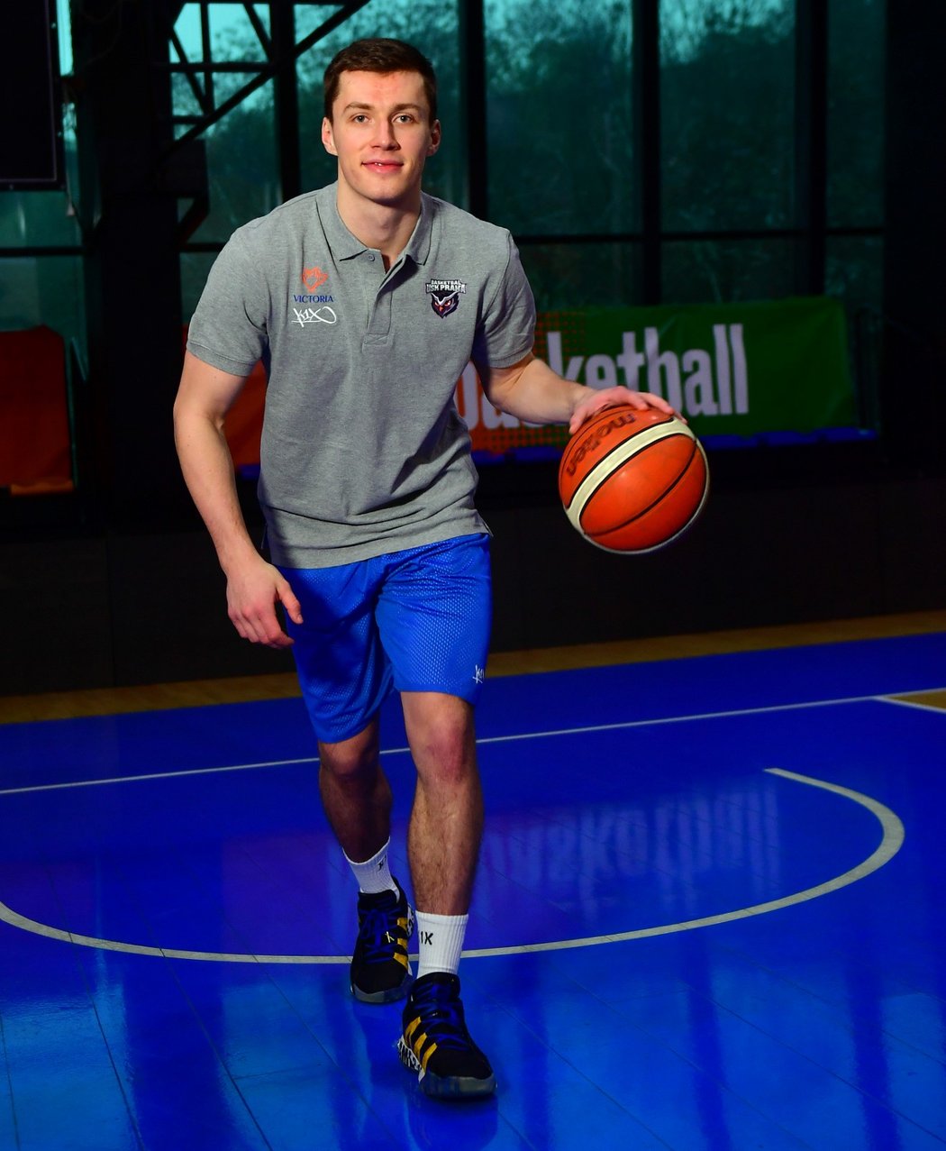 Český basketbalový reprezentant Ondřej Sehnal