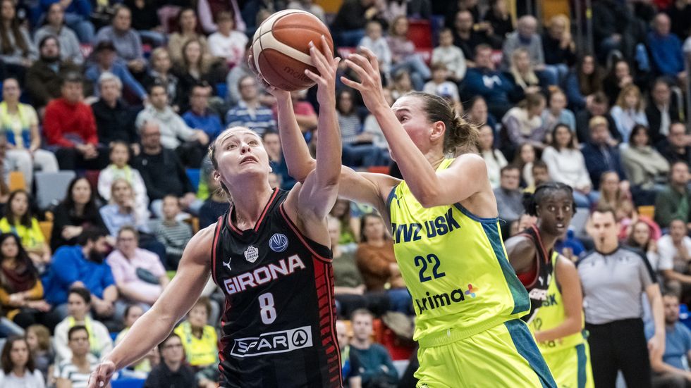 Basketbalistky USK Praha nestačily na španělskou Gironu