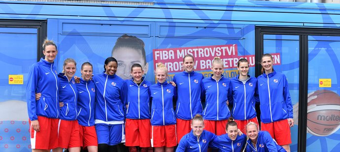 Kompletní česká družina pro mistrovství Evropy v basketbalu 2017