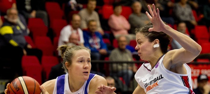 Basketbalistky Nymburku byly v úvodním čtvrtfinále Evropského poháru blízko překvapení (ilustrační foto)