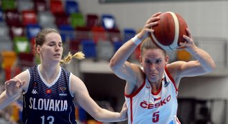 Skvělá výhra před ME! Basketbalistky přehrály v přípravě Slovenky 77:49