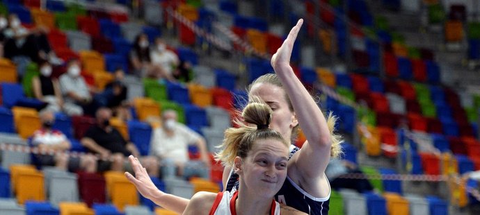 České basketbalistky si v přípravě na mistrovství Evropy připsaly výhru nad Slovenkami