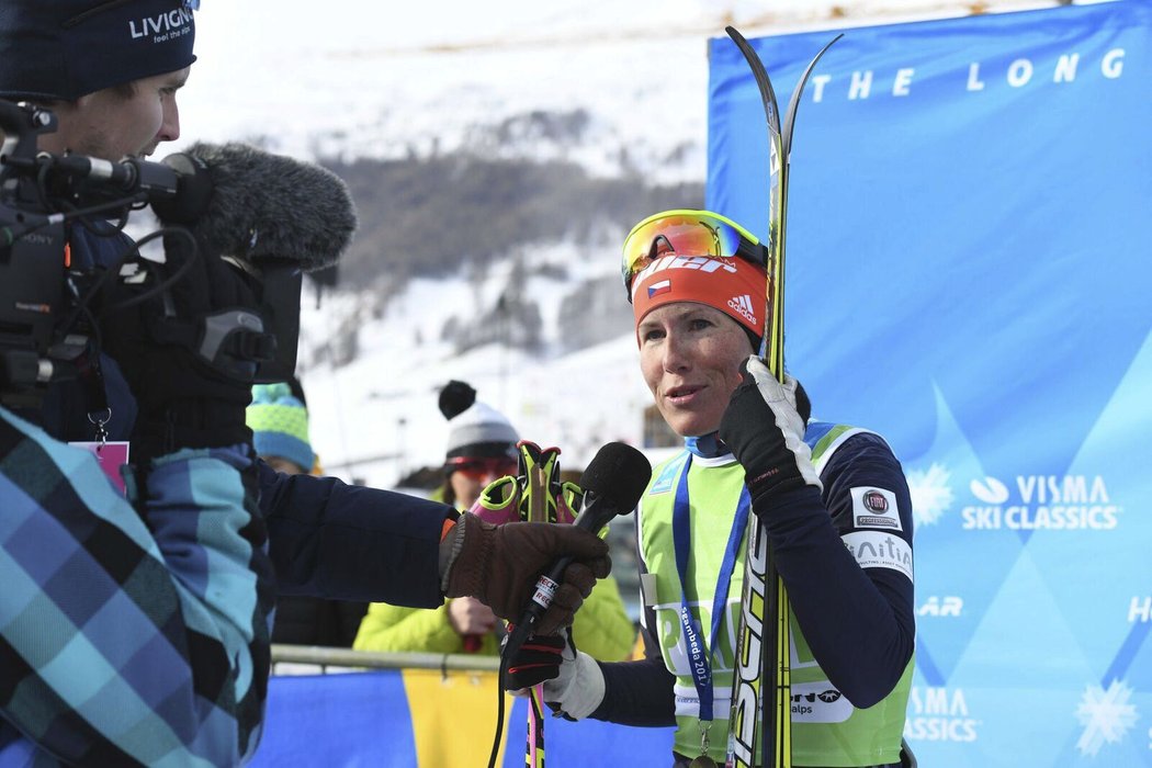 Kateřina Smutná během rozhovoru