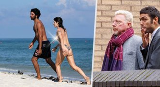 Muchlovačka Beckerova synka s odvážnou kráskou: Oslava nahoře bez! Muchlovačka Beckerova synka s odvážnou kráskou: Oslava nahoře bez!
