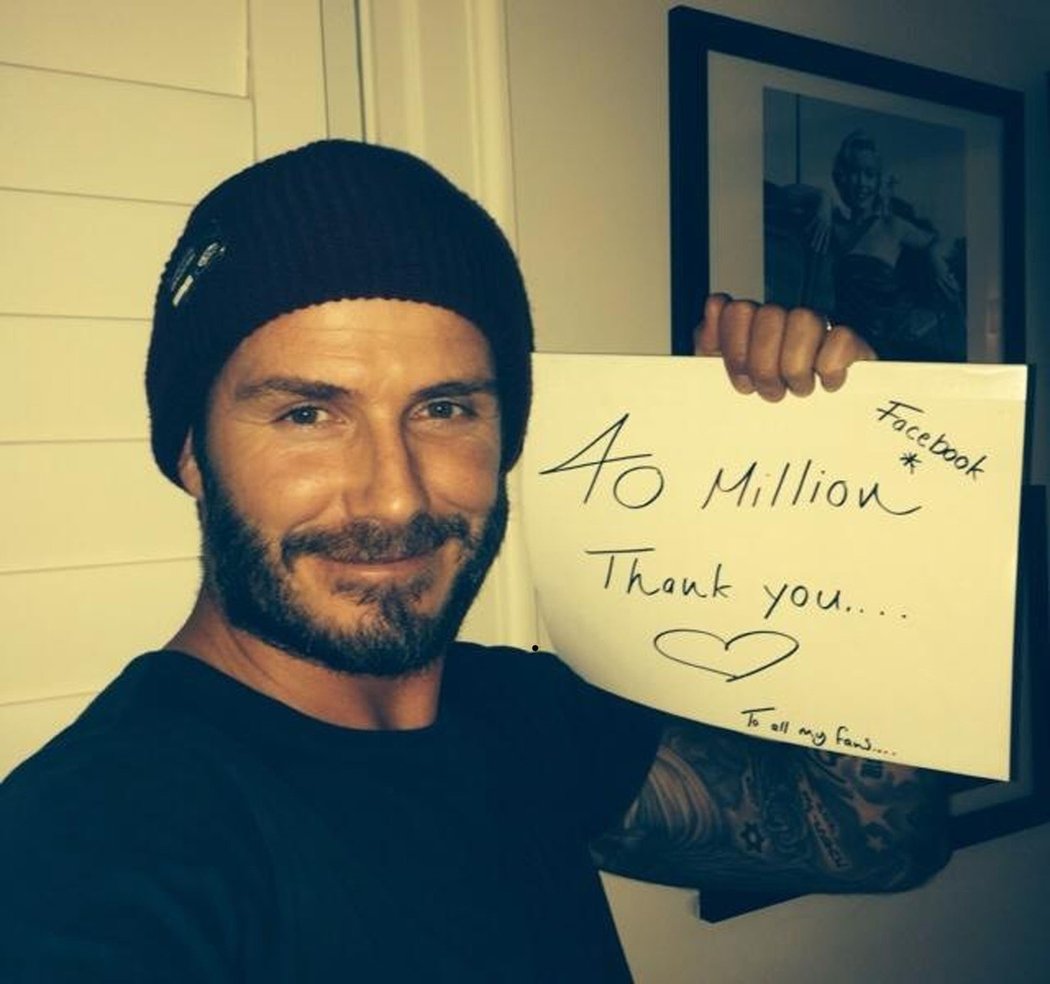 David Beckham se stal nejen fotbalovou, ale i společenskou ikonou