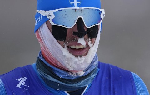Závěrečný závod běžců na lyžích se jel v extrémních podmínkách