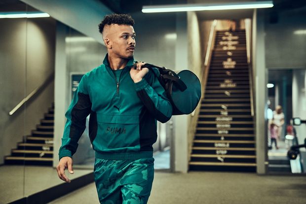 Ben Cristovao při tréninku Ben Cristovao při tréninku