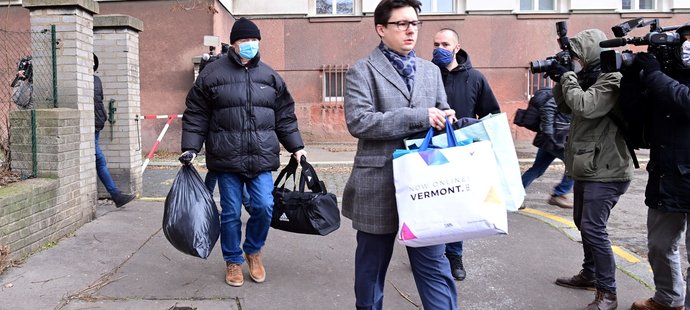 Bývalý místopředseda FAČR Roman Berbr krátce poté, co byl propuštěný z vazební věznice v Praze na Pankráci