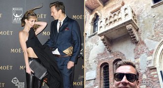 To je moje Julie! Romeo Berdych s Ester na romantickém výletě