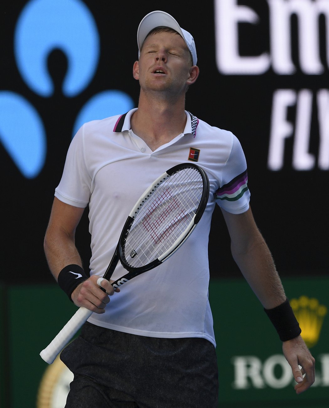 Tomáš Berdych na úvod Australian Open vyřadil turnajovou třináctku Kylea Edmunda (na snímku). Loňského semifinalistu porazil 6:3, 6:0 a 7:5.