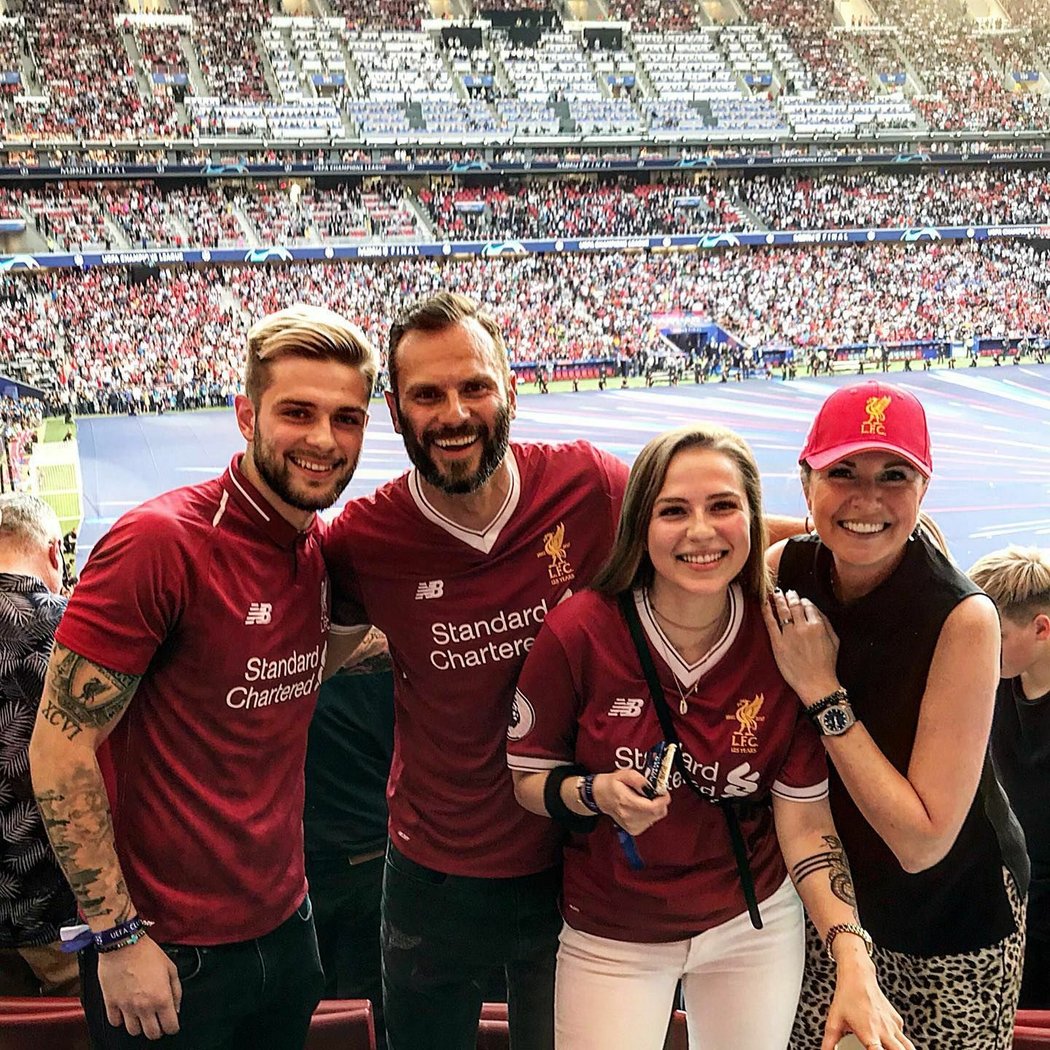 Rodina bývalého fotbalisty Patrika Bergera fandí Liverpoolu