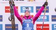 Markéta Davidová slaví svůj první triumf ve Světovém poháru po úžasném sprintu v Anterselvě
