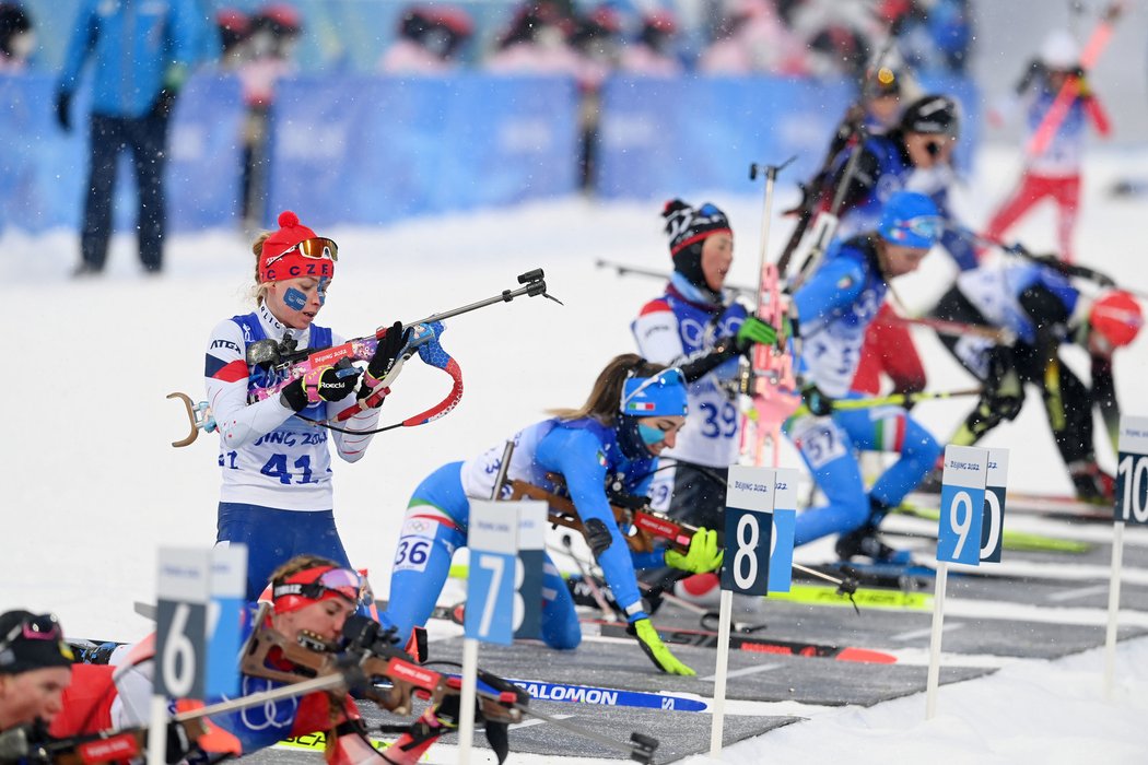 Markétě Davidová se střelba ve stíhačce příliš nedařila