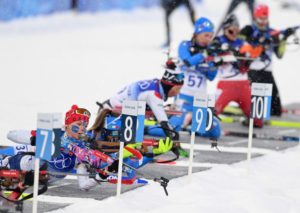 Markétě Davidová se střelba ve stíhačce příliš nedařila