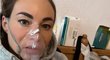 Dorothea Wiererová ukázala na Instagramu fotku s něčím jako kyslíkovou maskou