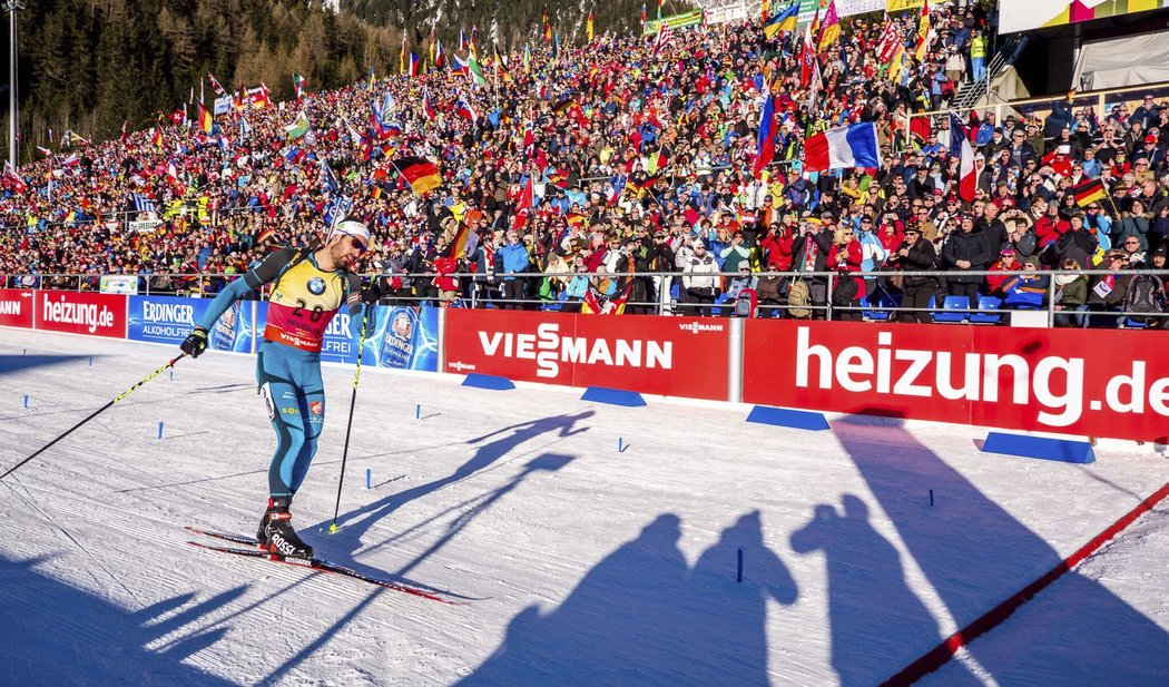 Martin Fourcade si dojel pro druhé místo