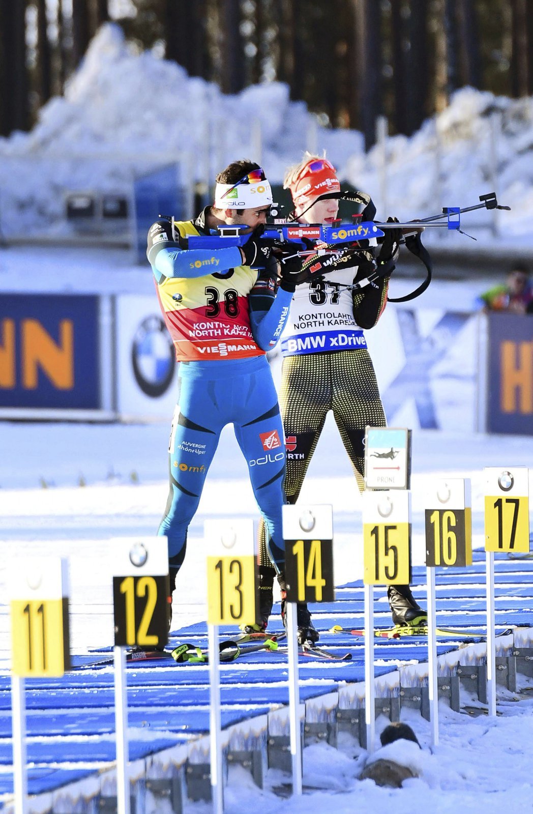 Martin Fourcade i přes jednu chybu na střelnici vyhrá