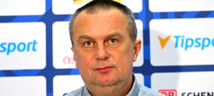 Prezident Českého svazu biatlonu Jiří Hamza na tiskové konferenci před zahájením nové sezony