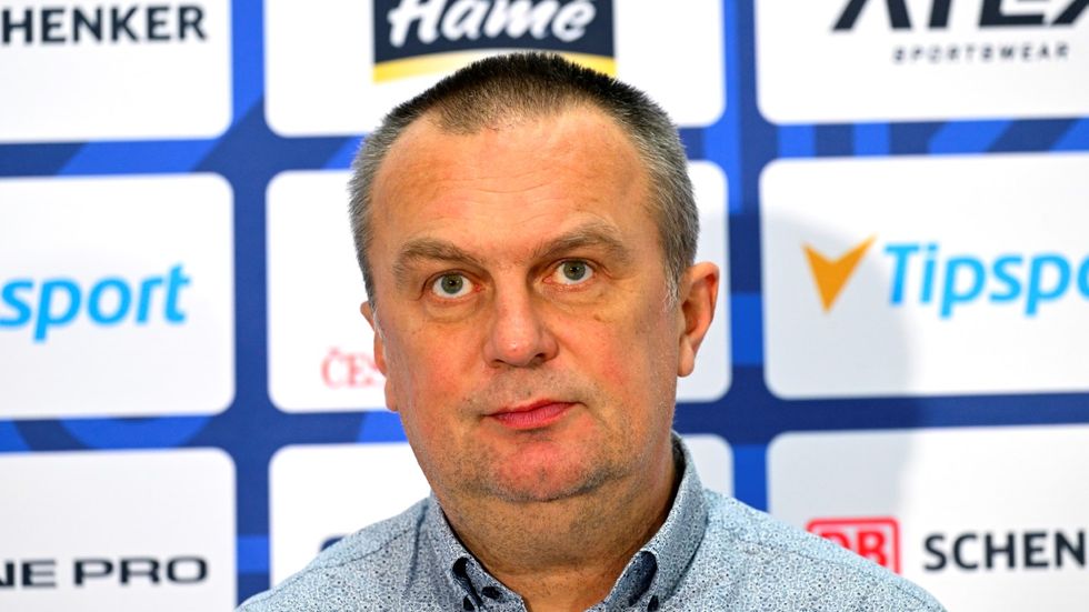 Prezident Českého svazu biatlonu Jiří Hamza na tiskové konferenci před zahájením nové sezony