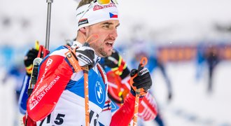 Biatlon: Krčmář se ve stíhačce propadl, Davidová uhájila 5. místo