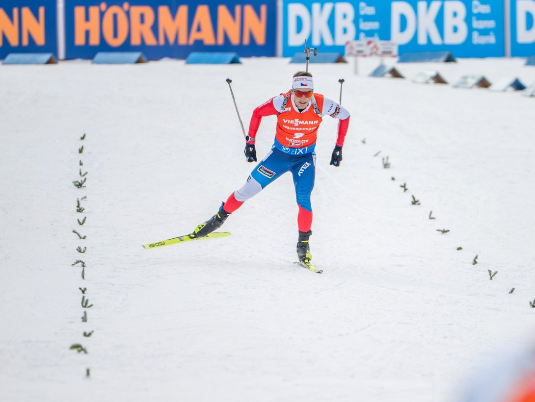 Jakub Štvrtecký během sprintu