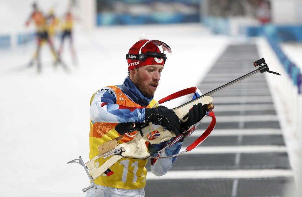 Jaroslav Soupup se na střelnici trápil