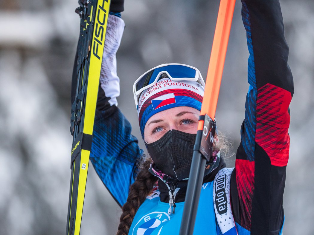 Biatlonistka Jessica Jislová se pochlubila dojemným gestem fanoušků