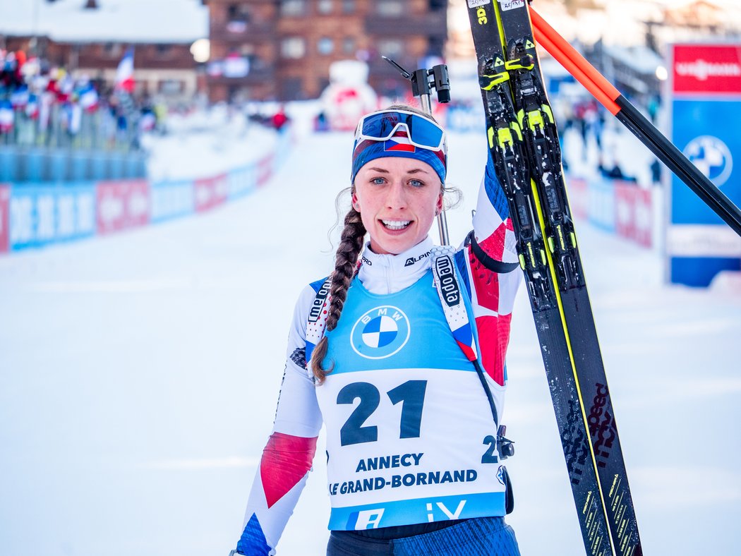 Biatlonistka Jessica Jislová se pochlubila dojemným gestem fanoušků