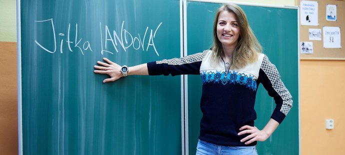 Bývalá biatlonistka Jitka Landová se nyní živí jako učitelka angličtiny a tělocviku
