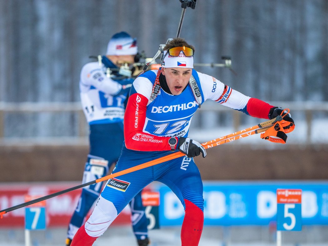 Jonáš Mareček předvedl skvělý výkon na posledním úseku