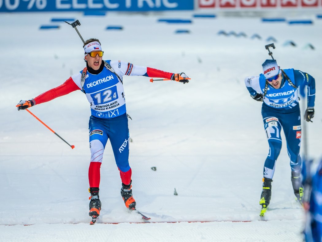 Jonáš Mareček ve finiši přemohl Fina Hiidensala