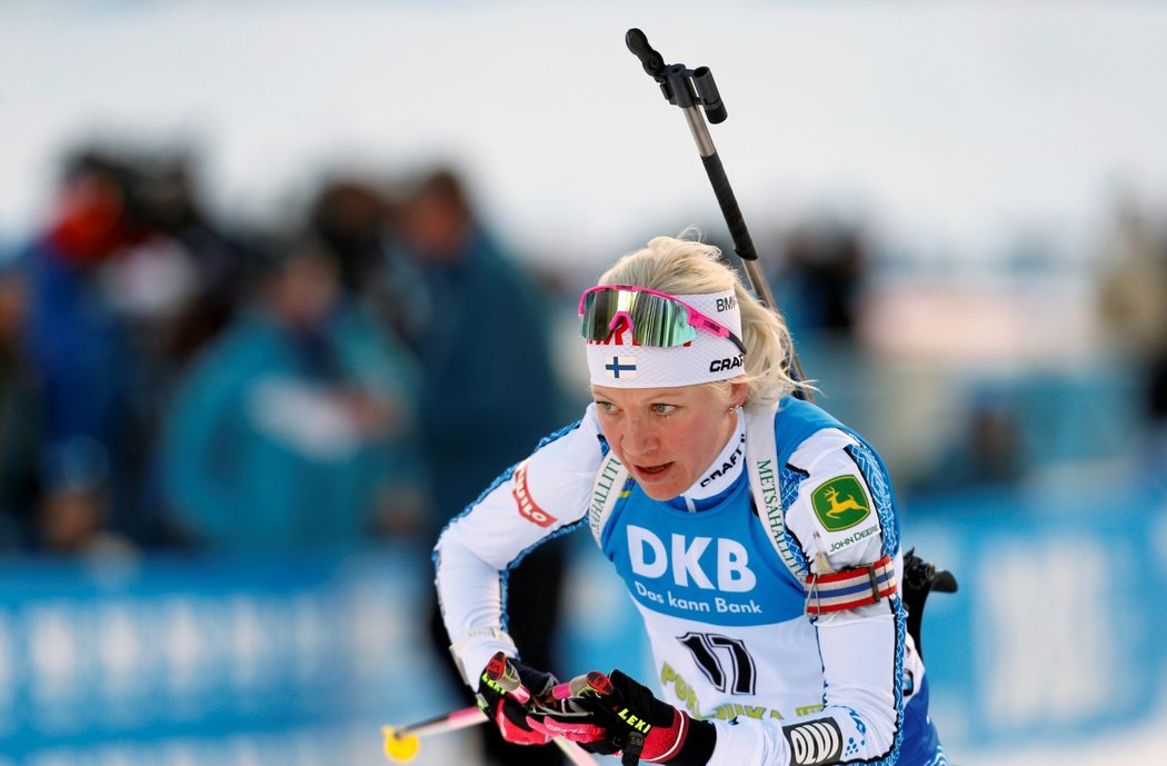 Kaisa Mäkäräinenová zvítězila ve stíhacím závodě v rakouském Hochfilzenu