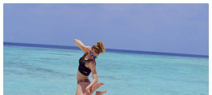 Gabriela Koukalová vzpomíná na báječnou dovolenou s manželem na Maledivách.