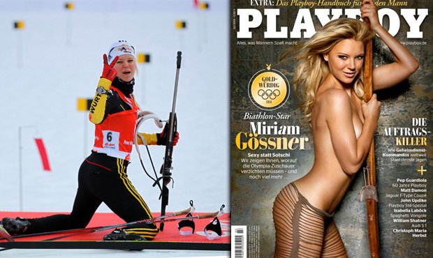 Německá biatlonistka Miriam Gössner nafotila sexy fotky pro Playboy