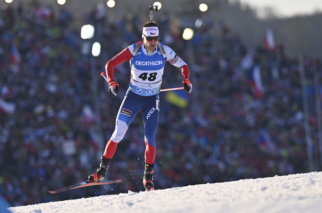 Michal Krčmář skončil ve sprintu třináctý