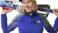 Slovenská biatlonistka Anastasia Kuzminová se do Světového poháru vrátila po narození dcery a sezona nedopadla podle jejích představ.