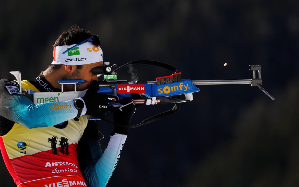 Martin Fourcade střílel přesně, přesto byl až třetí