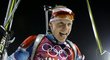 Český biatlonista Ondřej Moravec doběhl ve stíhacím závodě mužů na skvělém druhém místě