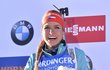 Zlato a pivo! Šťastná Gabriela Koukalová po triumfu v Hochfilzenu