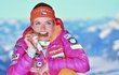 Gabriela Koukalová se zlatou medailí z MS v Hochfilzenu