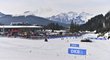 Celkový pohled na biatlonový areál v Hochfilzenu, kde probíhalo i mistrovství světa 2017