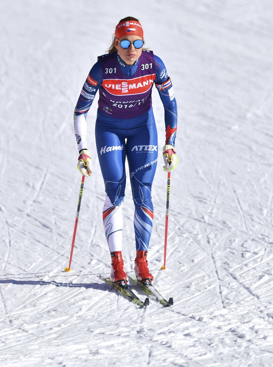 Mistryně světa Gabriela Koukalová se v sobotu projížděla v Hochfilzenu klasikou