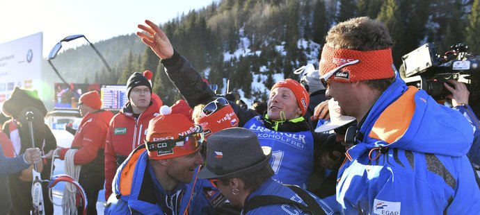 Český tým se chystá vyhazovat nad hlavu Ondřeje Moravce, který získal na MS stříbro v závodě na 20 km