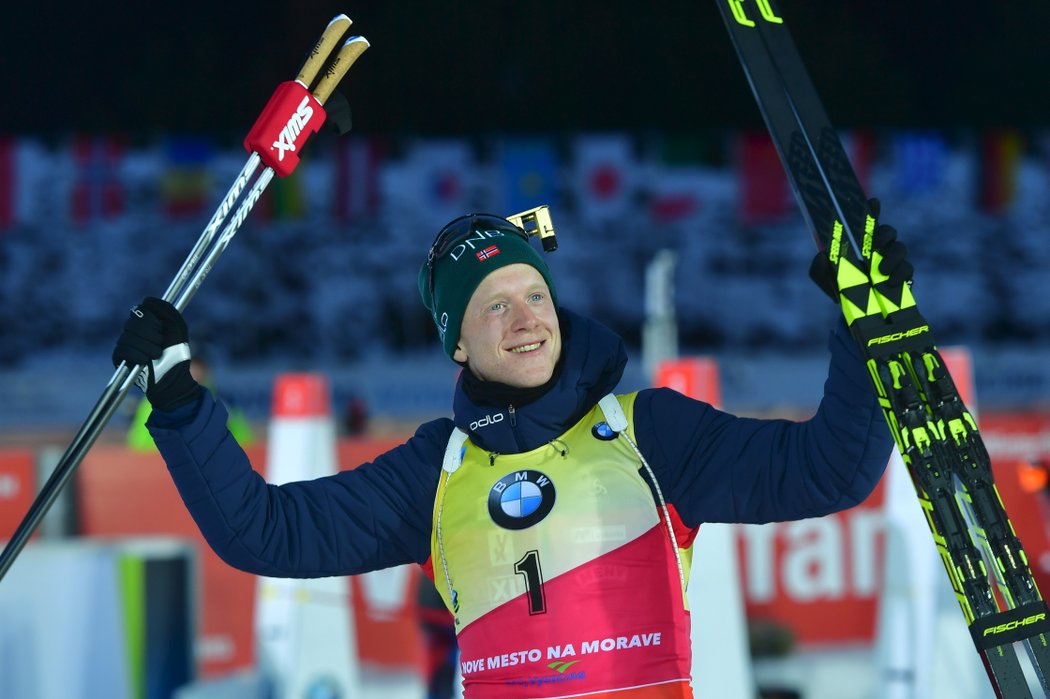 Johannes Bö v Novém Městě na Moravě ovládl po sprintu i stíhačku