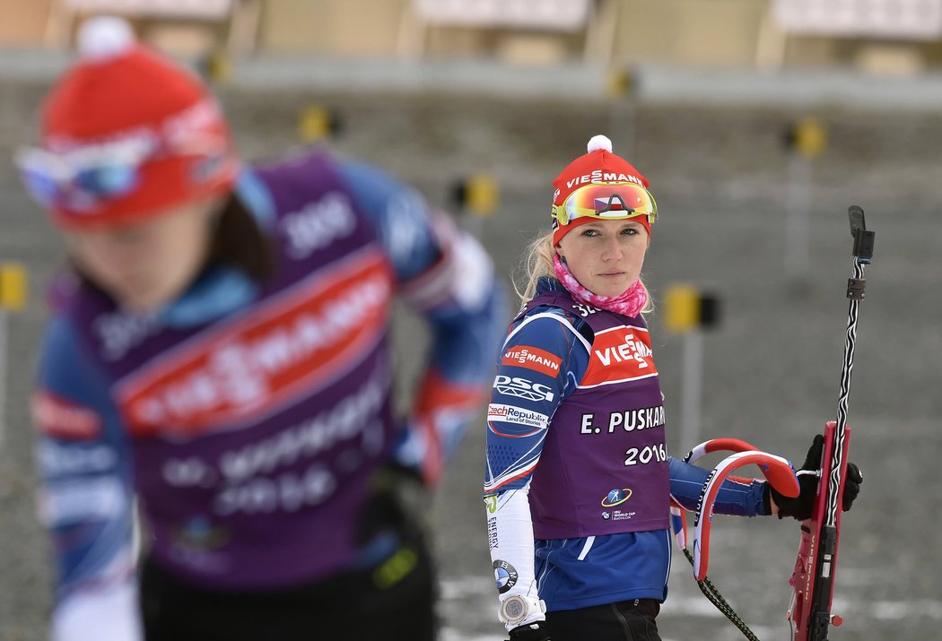 Puskarčíková trénuje na závody Světového poháru v Novém Městě na Moravě