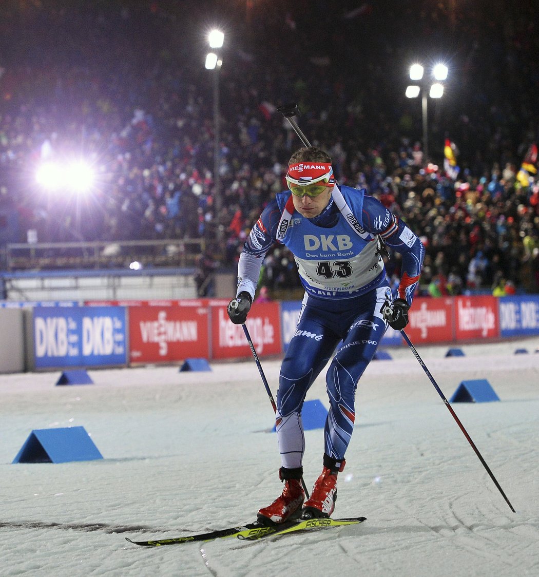 Ondřej Moravec hnaný zaplněnými tribunami