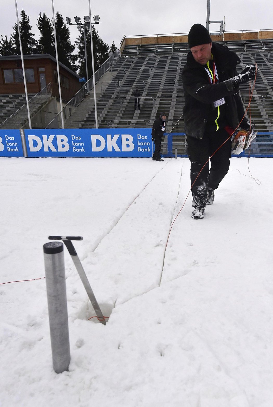 V Novém Městě na Moravě vrcholily přípravy na závody Světového poháru v biatlonu