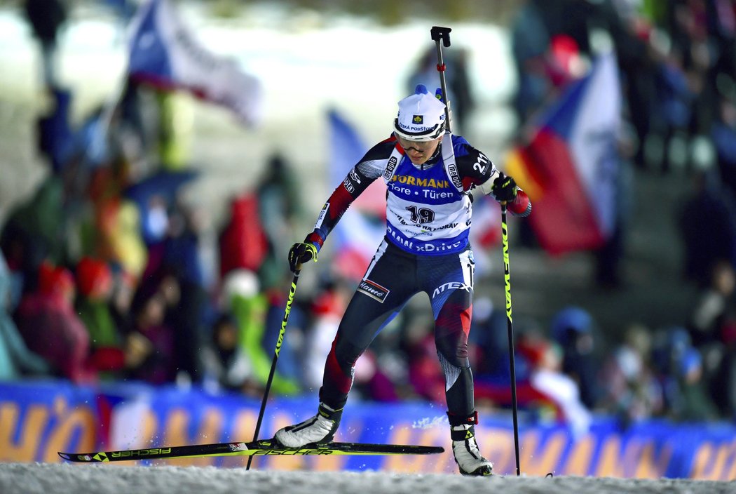 Veronika Vítková stíhačku kvůli žaludečním problémům nedokončila